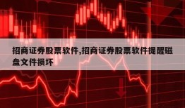 招商证券股票软件,招商证券股票软件提醒磁盘文件损坏