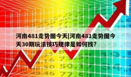 河南481走势图今天|河南481走势图今天30期玩法技巧规律是如何找?