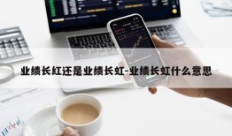 业绩长红还是业绩长虹-业绩长虹什么意思