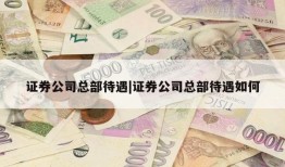 证券公司总部待遇|证券公司总部待遇如何