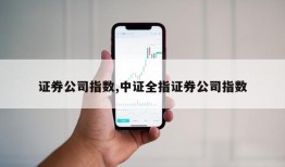 证券公司指数,中证全指证券公司指数