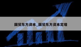 国贸东方资本_国贸东方资本定增