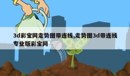 3d彩宝网走势图带连线,走势图3d带连线专业版彩宝网