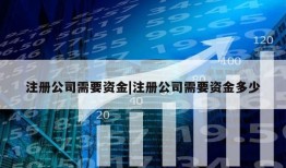 注册公司需要资金|注册公司需要资金多少