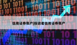 信用证券账户|投资者信用证券账户