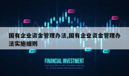 国有企业资金管理办法,国有企业资金管理办法实施细则