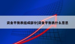 资金平衡表组成部分|资金平衡表什么意思