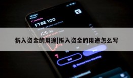 拆入资金的用途|拆入资金的用途怎么写