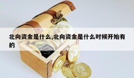 北向资金是什么,北向资金是什么时候开始有的