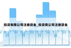 投资有限公司注册资金_投资类公司注册资金