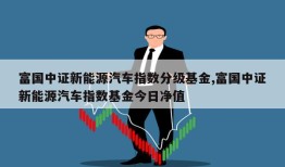 富国中证新能源汽车指数分级基金,富国中证新能源汽车指数基金今日净值