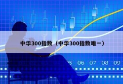 中华300指数（中华300指数唯一）