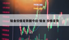 铂金价格走势图今日-铂金 价格走势