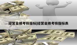 经营业绩考核指标|经营业绩考核指标表