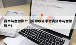 资本与金融账户（国际收支平衡表资本与金融账户）