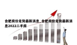 合肥房价走势最新消息_合肥房价走势最新消息2022二手房