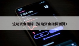 流动资金指标（流动资金指标测算）