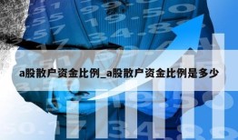 a股散户资金比例_a股散户资金比例是多少