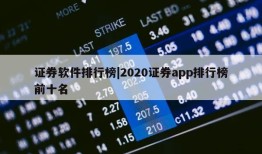 证券软件排行榜|2020证券app排行榜前十名