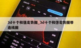 3d十个和值走势图_3d十个和值走势图带连线图