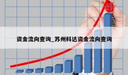 资金流向查询_苏州科达资金流向查询