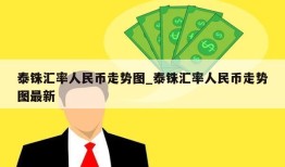 泰铢汇率人民币走势图_泰铢汇率人民币走势图最新