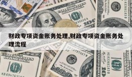 财政专项资金账务处理,财政专项资金账务处理流程