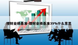 理财业绩基准-理财业绩基准39%什么意思