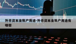 外币资本金账户用途-外币资本金账户用途有哪些