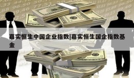 嘉实恒生中国企业指数|嘉实恒生国企指数基金