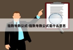 指数导数公式-指数导数公式是什么意思